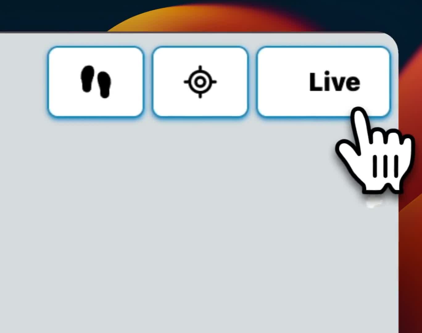 StreetFerret live tracking view during an active route.